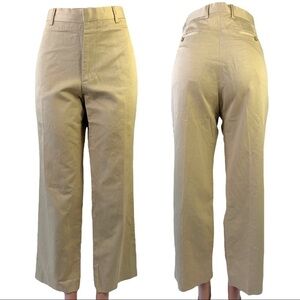 BANANA REPUBLIC  LINEN PANTS NEUTRAL TAN TROUSERS STRAIGHT LEG PLUS SIZE 34 / 30